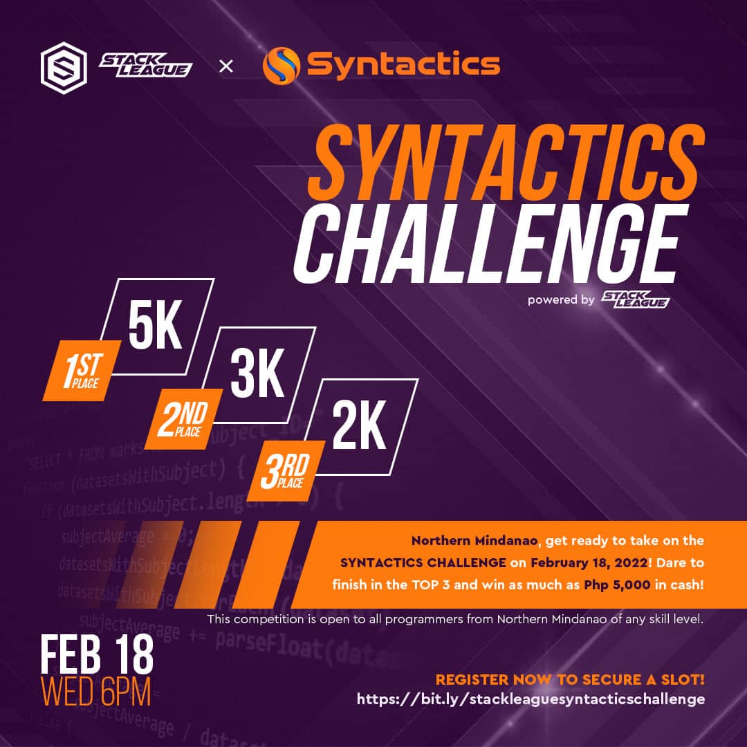 Syntactics Challenge powered by StackLeague