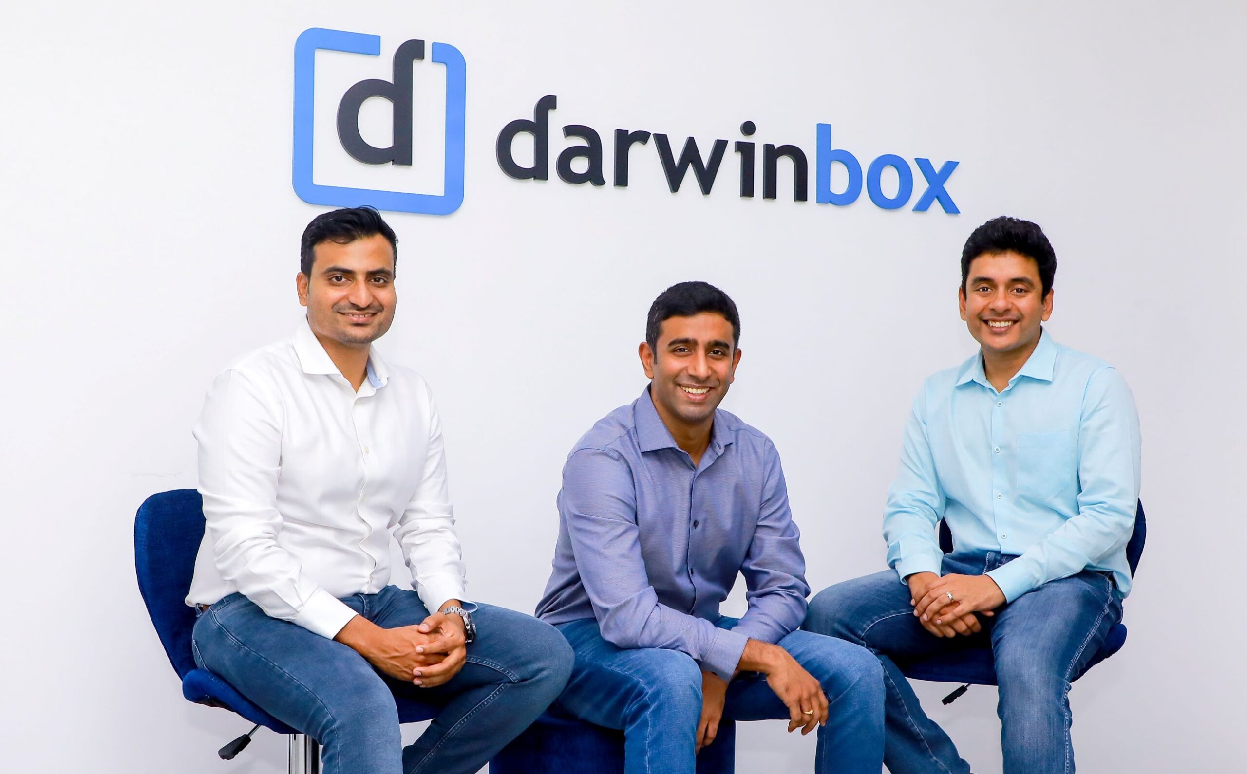 Co-founders of Darwinbox: Chaitanya Peddi, Jayant Paleti, and Rohit Chennamaneni.