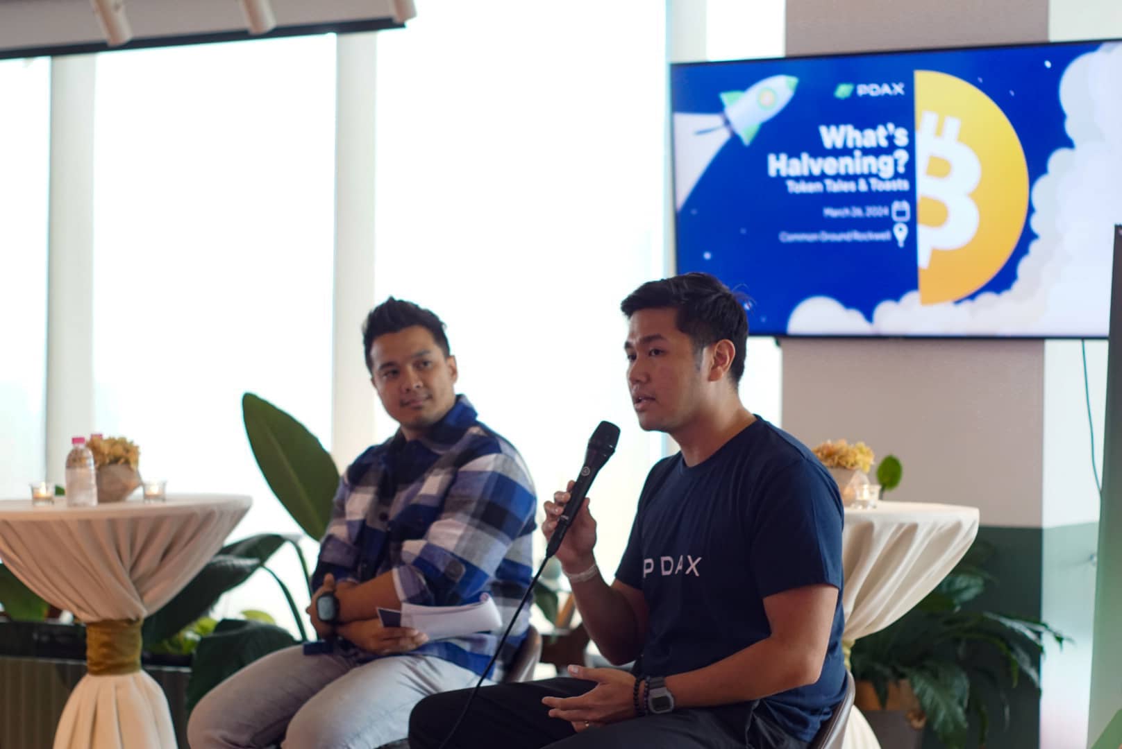 Vincent Tio, Head of Platform Solutions for PDAX, speaking during the What's Halvening AMA
